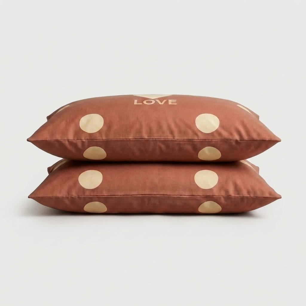 Taies d'oreiller Assorties Love