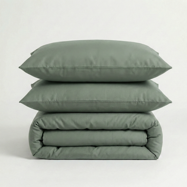 Parure en percale de coton - Unie