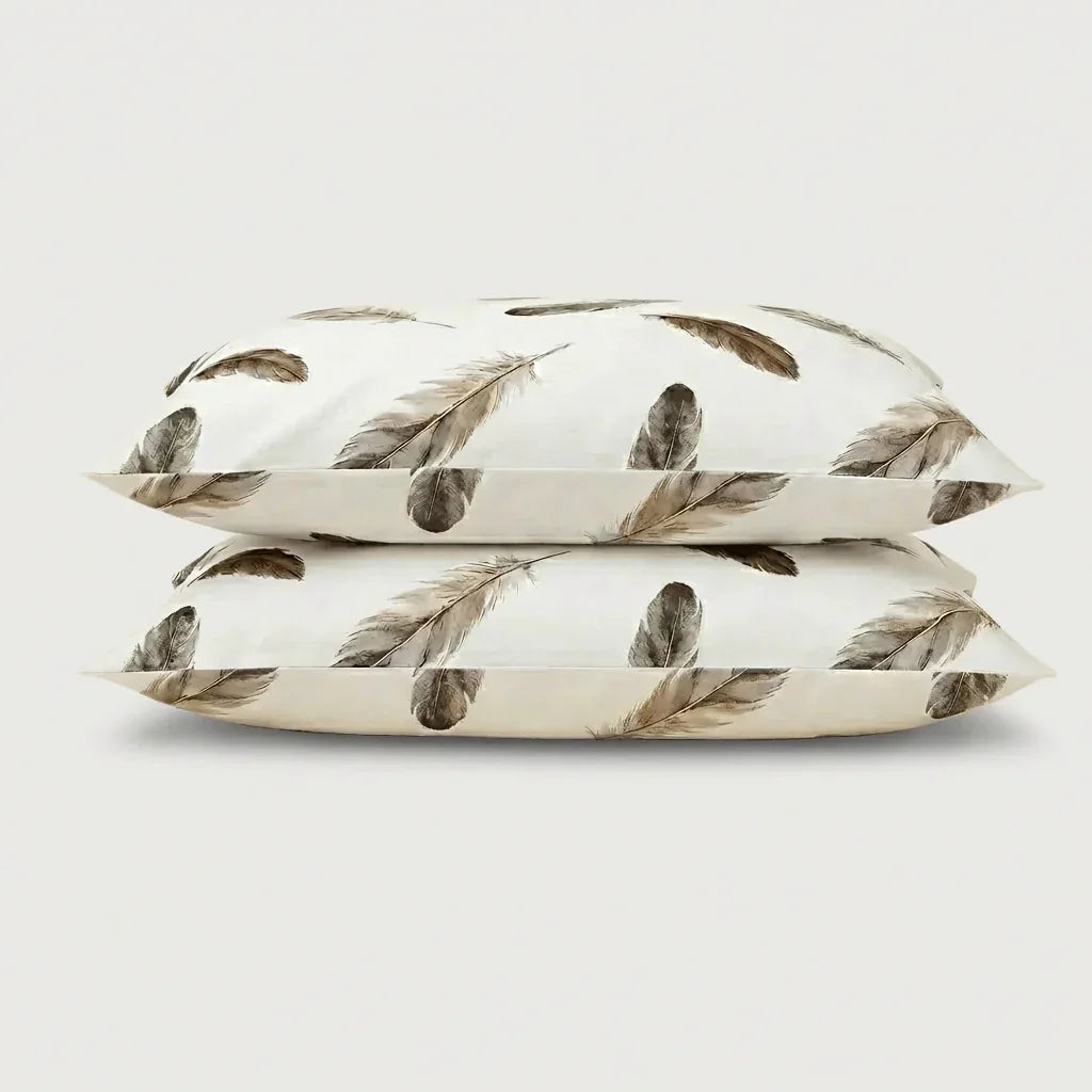 Taies d’oreiller polycoton renforcé - d'Or en Plume d'Or – - MaisonTextile