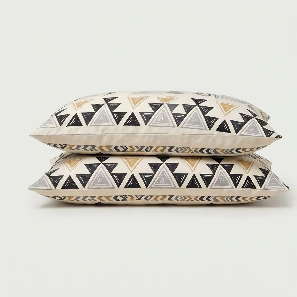 Taies d’oreiller polycoton renforcé - Graphica en Graphica - Nomade – - MaisonTextile
