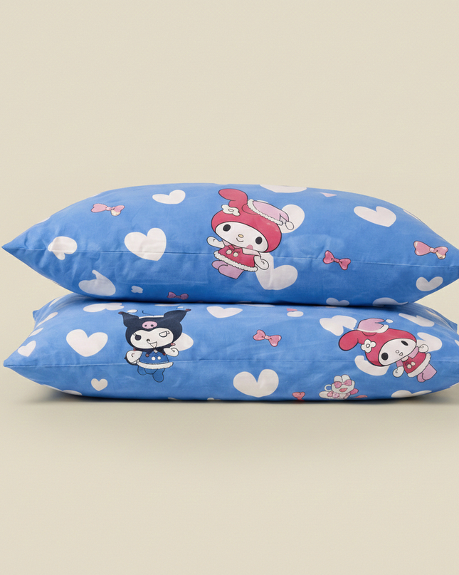 Taies d'oreiller percale de coton - Ourson