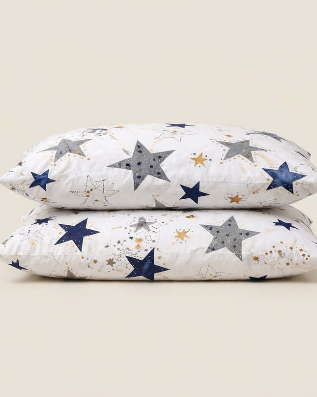 Taies d’oreiller polycoton renforcé - Stars