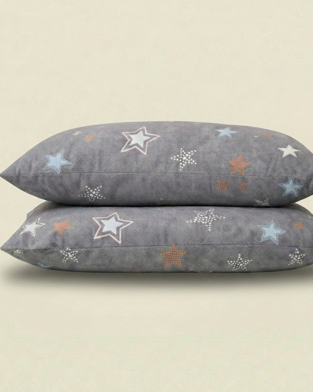 Taies d'oreiller percale de coton - Stars