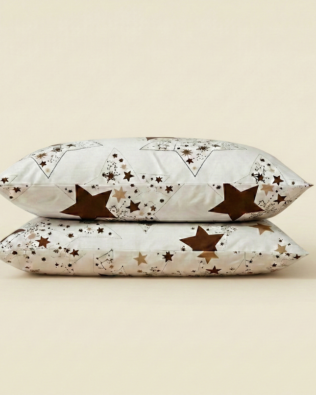Taies d’oreiller polycoton renforcé - Stars